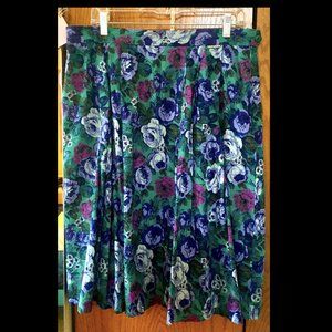 Vintage Geiger Floral Skirt